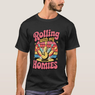 T-shirt Joueur de quilles amateur de bowling joueur de qui
