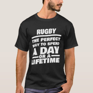 T-shirt Joueur De Rugby À Vie