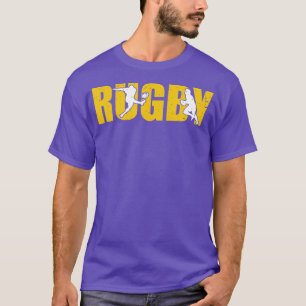 T-shirt Joueur de rugby masculin Sport amusant Rugby de ru