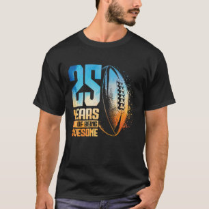 T-shirt Joueur de rugby pour 25e anniversaire Homme de 25