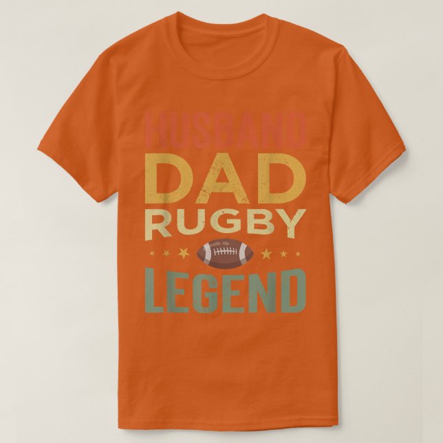 T-shirt Joueur de rugby pour hommes mari papa Rugby Légend (Design devant)