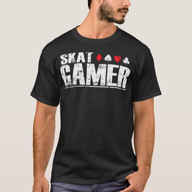 T-shirt Joueur de Skat (Devant)