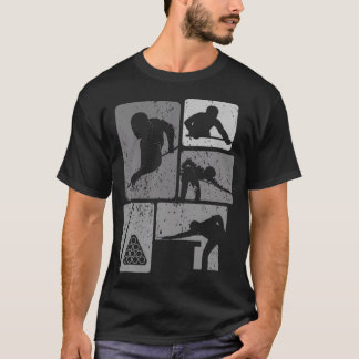 T-shirt Joueur de snooker de billard drôle Huit Ball Pool
