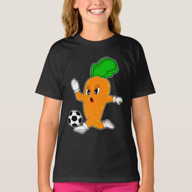 T-shirt Joueur de soccer carotte Football (Devant)