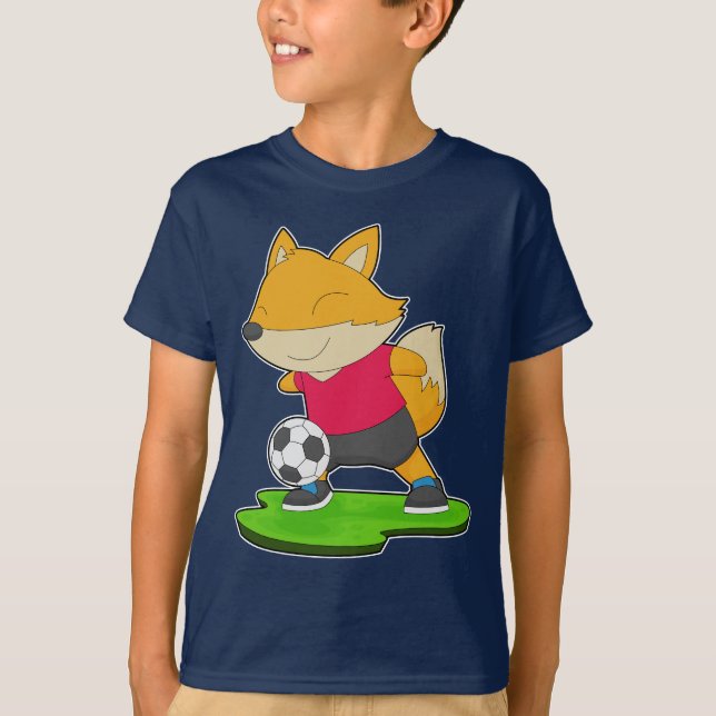 T-shirt Joueur de soccer Fox Soccer (Devant)