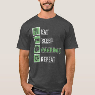 T-shirt Joueur de sport Objectif Handball de plage famille
