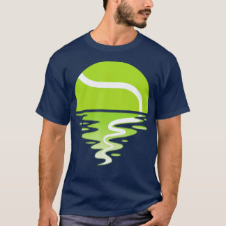 T-shirt Joueur de tennis Ball Sunset