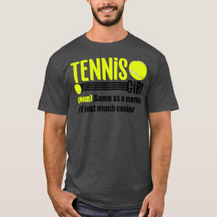 T-shirt Joueur de tennis cadeau pour fille