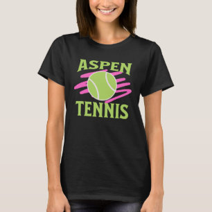 T-shirt Joueur de tennis d'Aspen Colorado