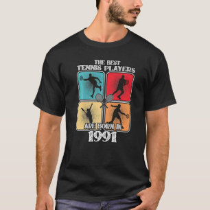 T-shirt Joueur de tennis de 31 ans 1991 31e anniversaire V