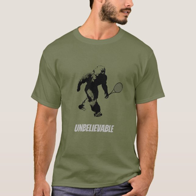 T-shirt Joueur de tennis de Bigfoot (Devant)