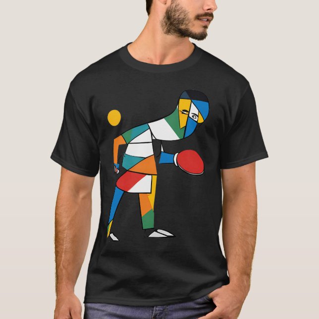 T-shirt Joueur de Tennis de Table (Devant)
