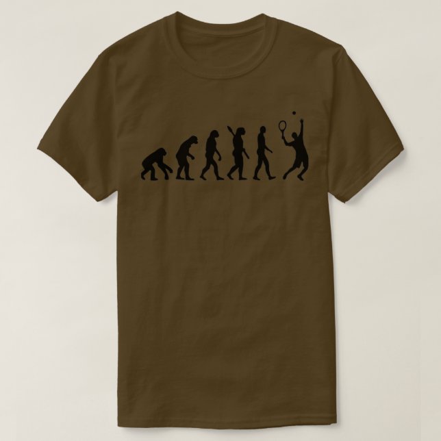 T-shirt Joueur de tennis Evolution (Design devant)