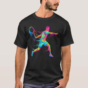 T-shirt Joueur de tennis hommes enfants garçons