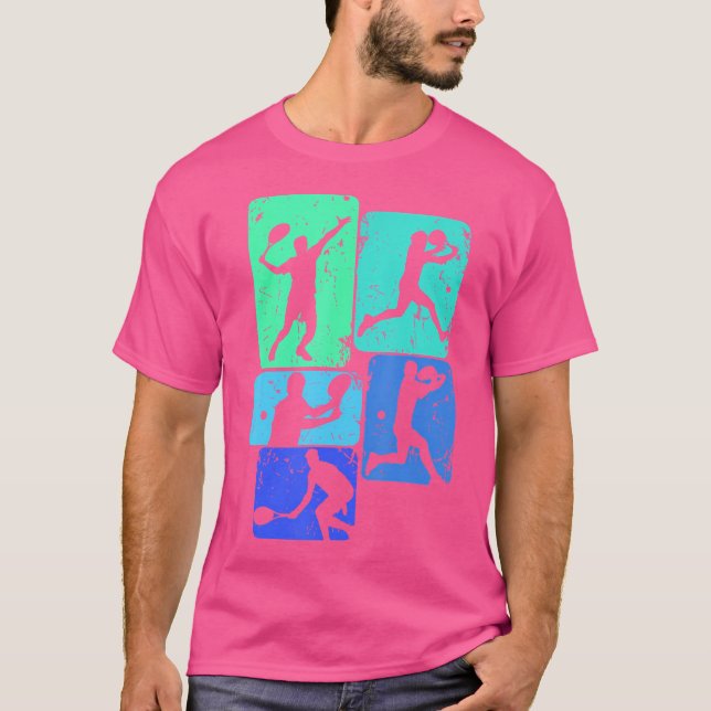 T-shirt Joueur de tennis Jeunes garçons Enfants Hommes (Devant)