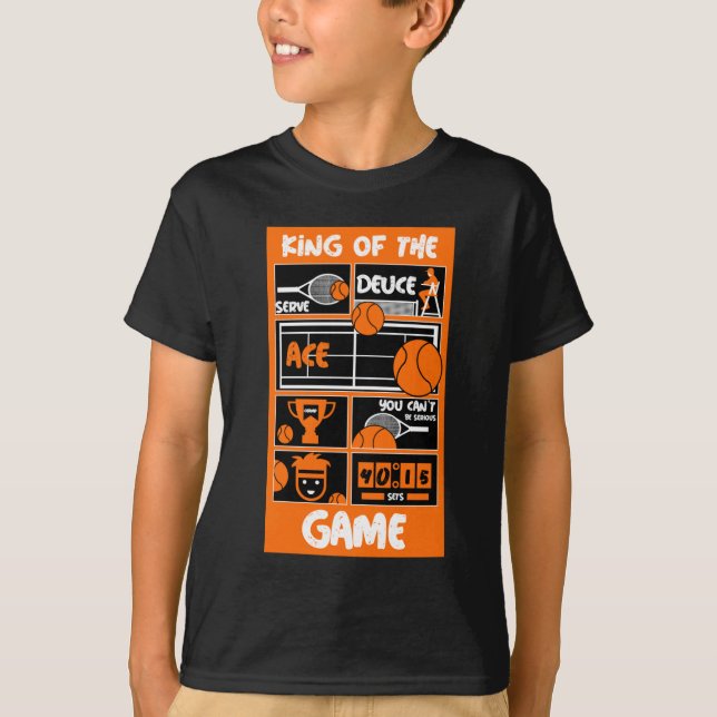 T-shirt Joueur de tennis junior (Devant)