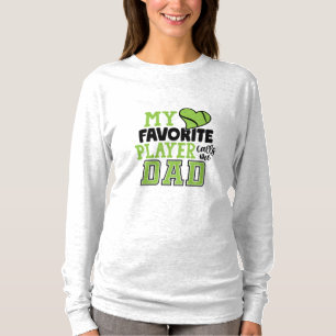 T-shirt Joueur de Tennis Mon Joueur Favori M'appelle Pap