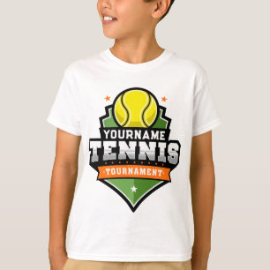 T-shirt Joueur de tennis personnalisé NOM Tournoi de Varsi