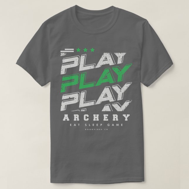 T-shirt Joueur de tir à l'arc (Design devant)