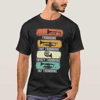 T-shirt Joueur de trombone Instrument de musique Musicien 
