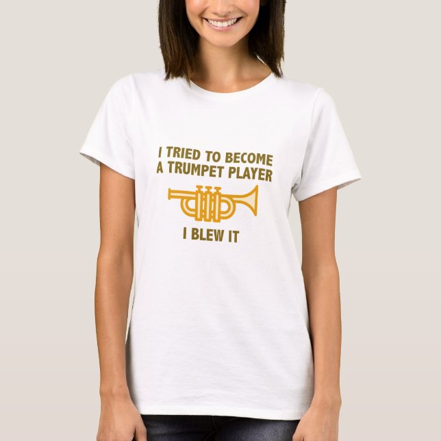 T-shirt Joueur de trompette (Devant)