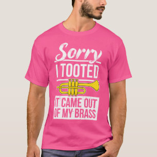 T-shirt Joueur de trompette drôle musicien d'un groupe de