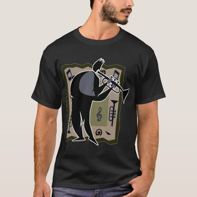 T-shirt Joueur de trompettes (Devant)