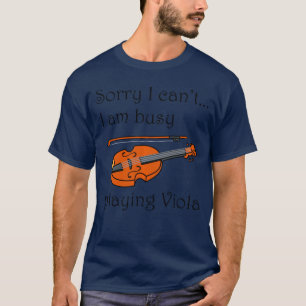 T-shirt Joueur de viole de gambe altiste Instrument de mus