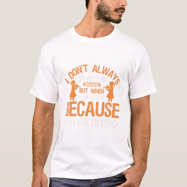 T-shirt Joueur de violon disant cadeau de chemise (Devant)