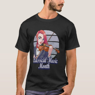 T-shirt Joueur de violon du mois de musique classique Orch