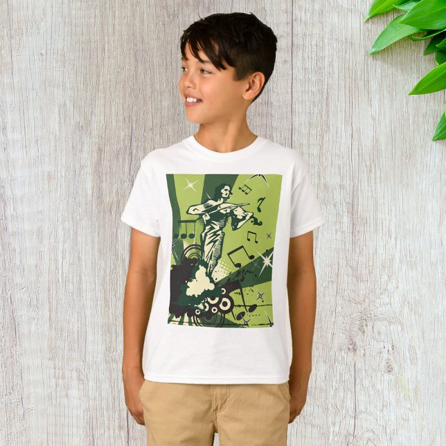 T-shirt Joueur de Violon Notes de Musique (Créateur téléchargé)