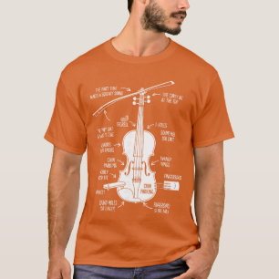T-shirt Joueur de violon violoniste drôle musicien humour