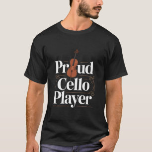 T-shirt Joueur de violoncelle fier amateur de musique