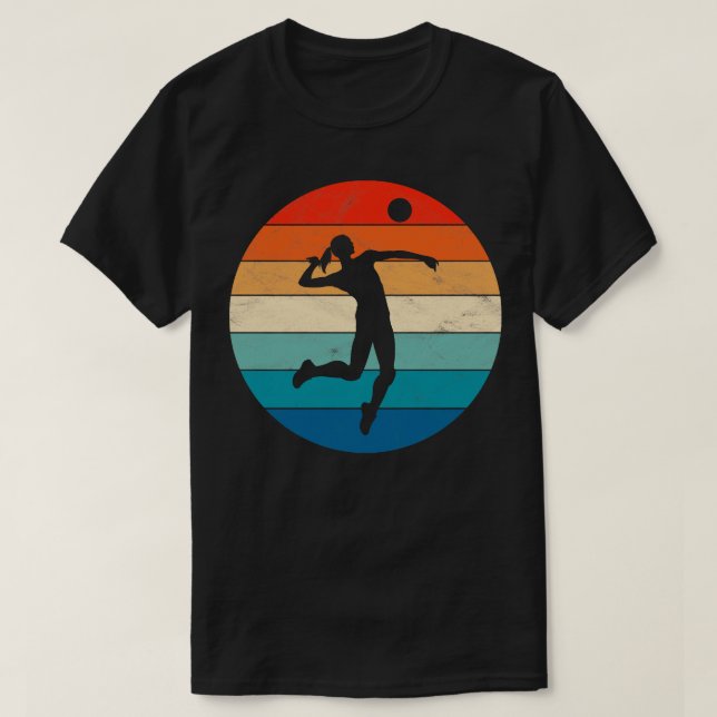 T-shirt Joueur de volley-ball (Design devant)