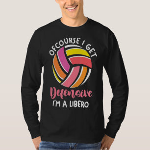 T-shirt Joueur de volley-ball Bien sûr que je deviens défe