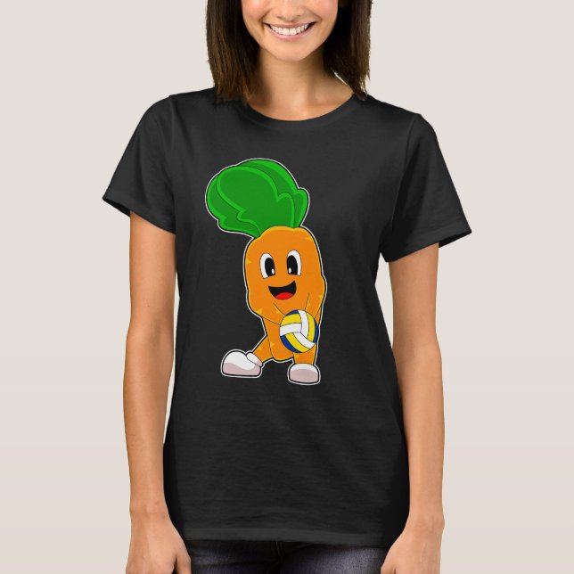 T-shirt Joueur de volley-ball Carrot (Devant)