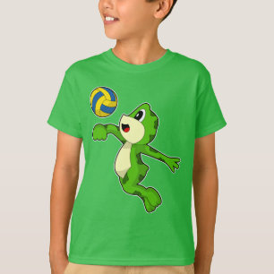 T-shirt Joueur de volley-ball de grenouille