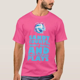 T-shirt Joueur de volley-ball entraîneur jeu d'entraînemen