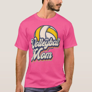 T-shirt Joueur de volley-ball Équipe Maman Mère Volley-bal