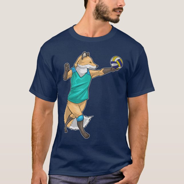 T-shirt Joueur de volley-ball Fox (Devant)