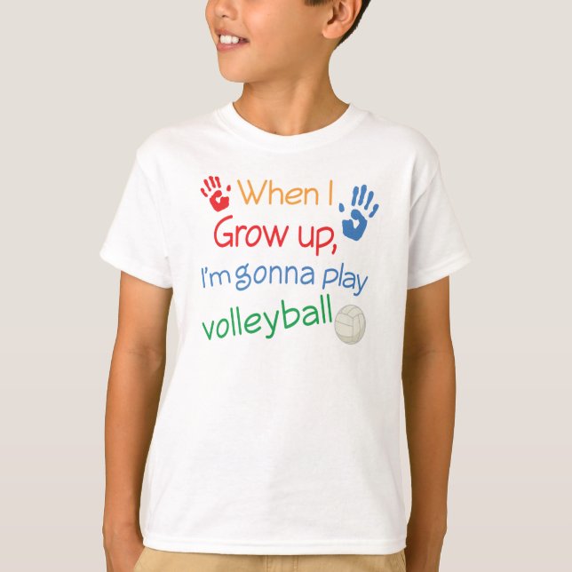 T-shirt Joueur de volley-ball futur (Devant)