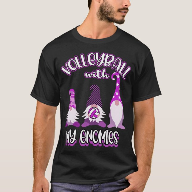 T-shirt Joueur de volley-ball Gnomes (Devant)