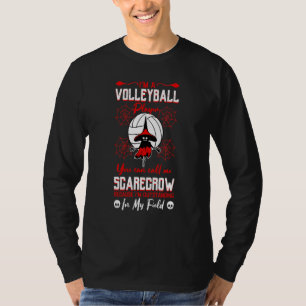 T-shirt Joueur de volley-ball Halloween Sport Jeu Épouvant