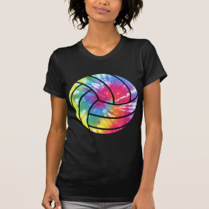 T-shirt Joueur de volley-ball hippie couleur aquarelle