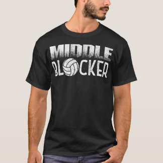 T-shirt Joueur de volley-ball Moyen ou Moyen-bloquant