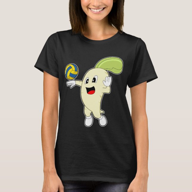 T-shirt Joueur de volley-ball Radish (Devant)