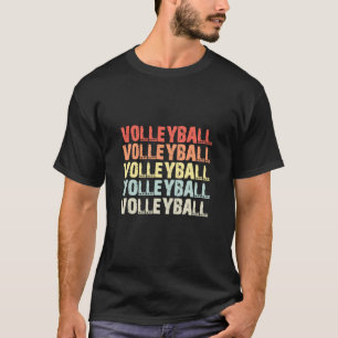 T-shirt Joueur de volley-ball rétro