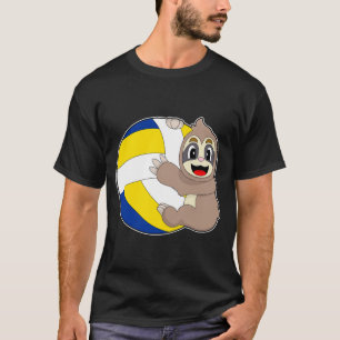 T-shirt Joueur de volley-ball Sloth