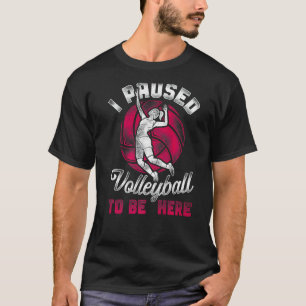 T-shirt Joueur de volleyball équipe Vintage I Pause Volley