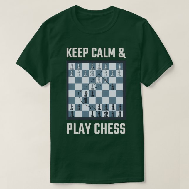 T-shirt Joueur d'échecs (Design devant)